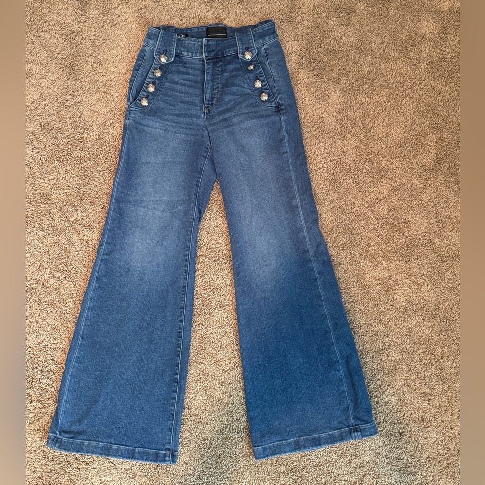 White House Black Market Mariner Wide Leg Trouser Women’s Jeans.